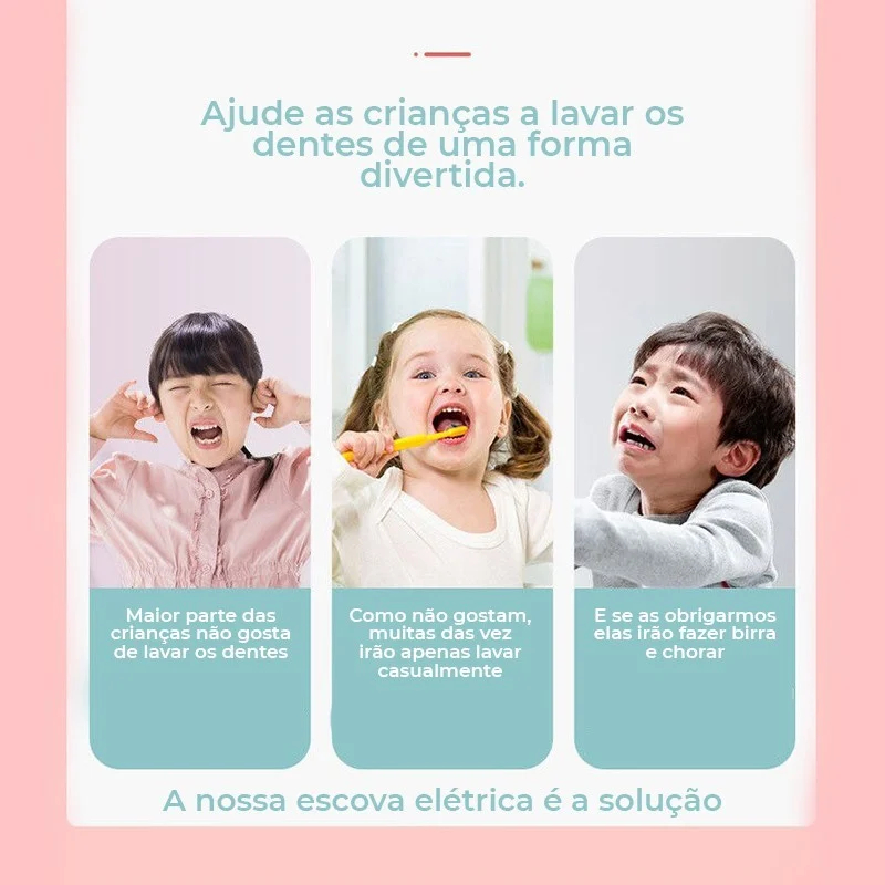 Bàn chải đánh răng điện - Màu hồng / Dành cho trẻ em