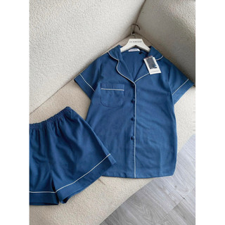 𝗛𝗮̀𝗻𝗴 𝗰𝗵𝗶́𝗻𝗵 𝗵𝗮̃𝗻𝗴 Set bộ ngủ mặc nhà nữ pyjama linen mềm by O.N WORKSHOP