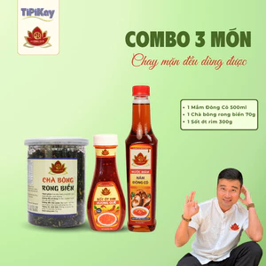 Combo 1 Nước Mắm Đông Cô 500ml + 1 Chà Bông Rong Biển 70g + 1 Sốt Ớt Rim 300g - Tipikayshop