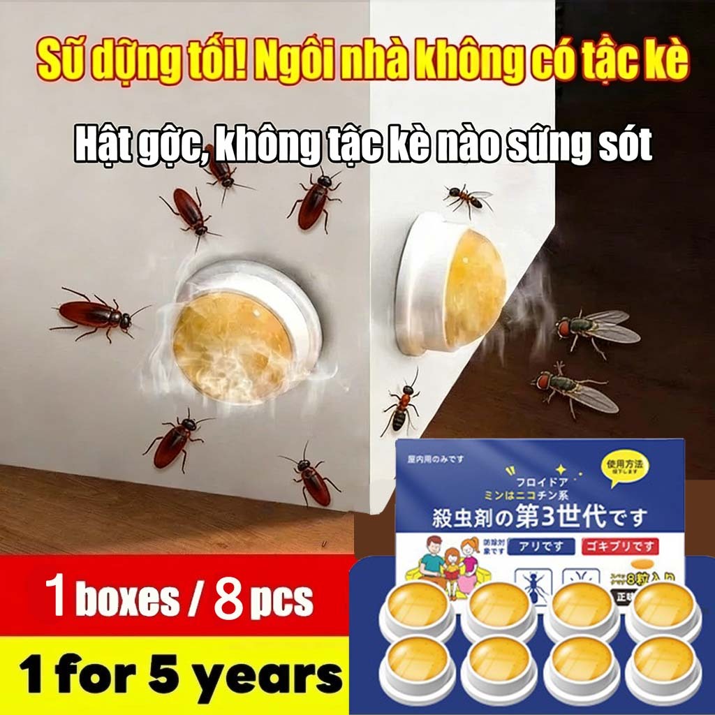Thuốc Đuổi Thằn Lằn, Tắc Kè, Gián, Kiến, Ruồi – Chiết Xuất Thảo Dược | An Toàn, Không Độc, Không Mùi, Hiệu Quả Lâu Dài