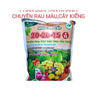Phân Bón Vô Cơ NPK 20-20-15 +Tế Bổ Sung Vi Lượng Cu, Fe,...Dưỡng Lá, Nuôi Trái, Rễ Khoẻ Dùng Cho Rau Củ Quả,..