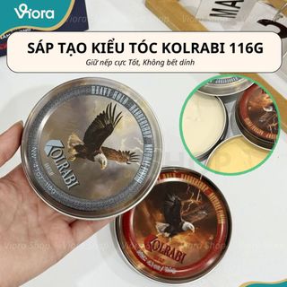 Sáp Tạo Kiểu Tóc KOLRABI Clay 116g - Giữ Form Tốt, Không Bết Dính, Tạo Kiểu Tự Nhiên - VIORA SHOP