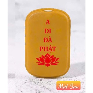 Máy niệm phật mini đeo cổ hình Hoa Sen Vàng, tất cả 30 âm điệu Thầy Nhuận Đức.