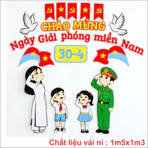 Set trang trí 30 tháng 4. Trang trí mầm non. ngày giải phóng miền nam 30/4 .