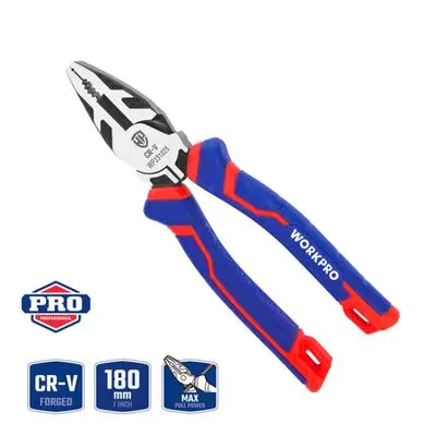 Kìm điện WORKPRO bằng thép CR-V cao cấp WP231024 (160mm), WP231025 (180mm), WP231026 (200mm) - Hàng chính hãng