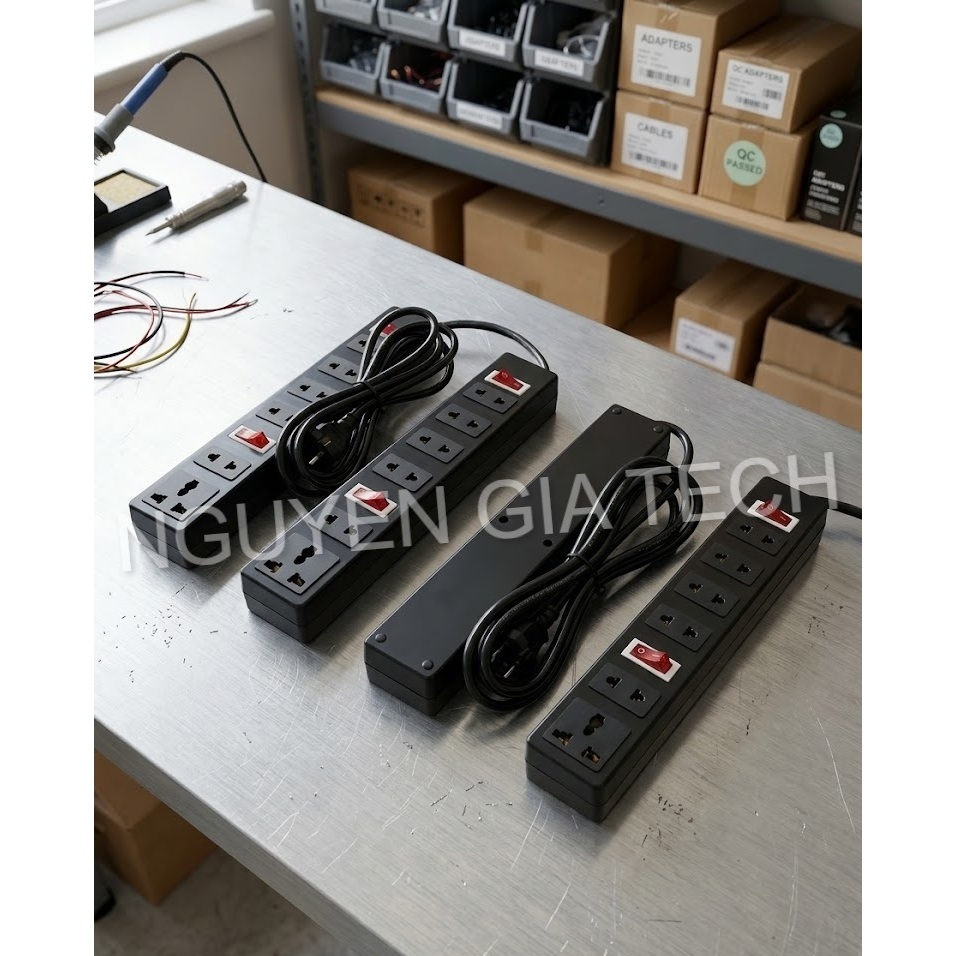 🎇 SẬP SÀN 🎇 Ổ ĐIỆN CHỊU TẢI 2500W - NHỰA ABS - CHỊU NHIỆT - CHỐNG VỠ