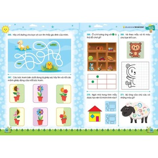 Sách - Rèn Luyện Não Trái Não Phải - Sân chơi trí tuệ, trò chơi tư duy - Dành cho trẻ 3-4,4-5,5-6 tuổi