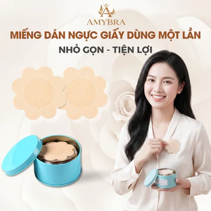 Hộp 60 Miếng Dán Ngực Không Lộ Viền, Miếng Dán Ti Vải Hình Hoa Sử Dụng 1 Lần Tiện Lợi D307