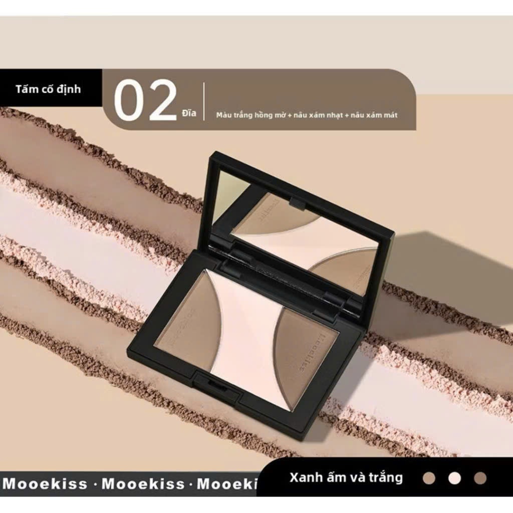 Tạo khối MOOEKISS 3 màu siêu mịn lỳ lâu trôi | NHÍM HOUSE