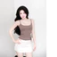Áo Hai Dây Nữ Basic Ôm Body Chất Cotton Lông Mịn Tôn Dáng JUSTDUN 103