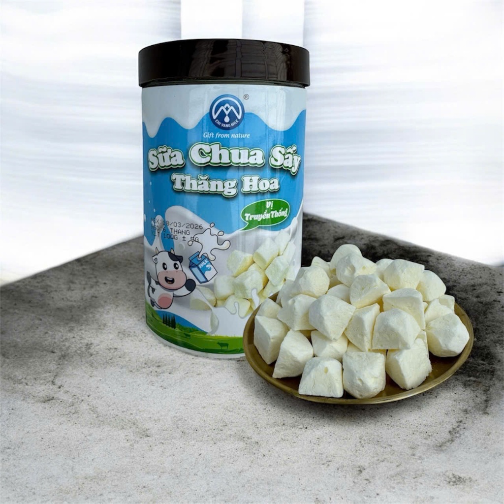 Sữa chua sấy thăng hoa, đặc sản sữa chua sấy Ba Vì cao cấp! Sữa Nam Oanh Ba Vì.