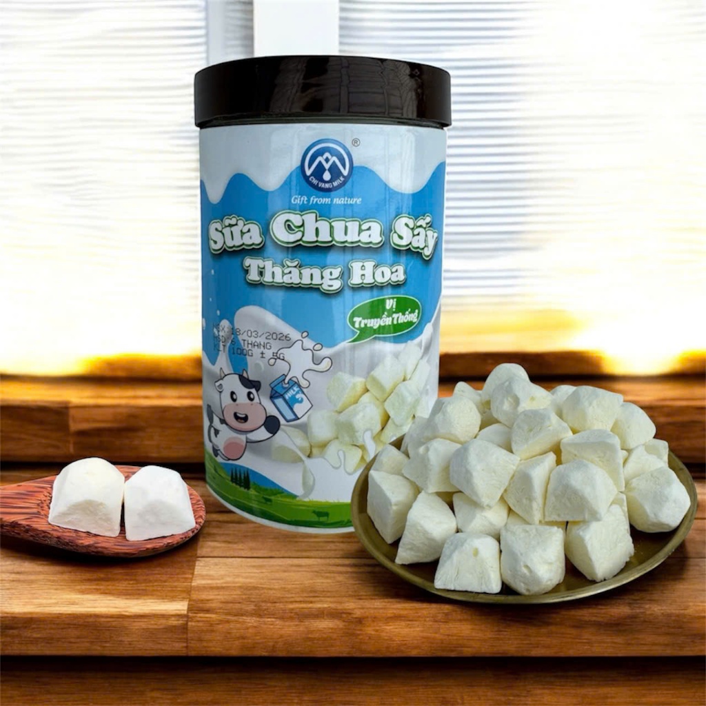 Sữa chua sấy thăng hoa, đặc sản sữa chua sấy Ba Vì cao cấp! Sữa Nam Oanh Ba Vì.