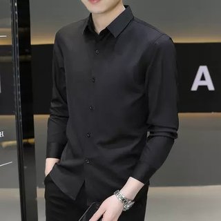 Áo sơ mi nam dài tay chất Cotton lụa vải chéo chống nhăn bảng màu basic dễ phối Menswear