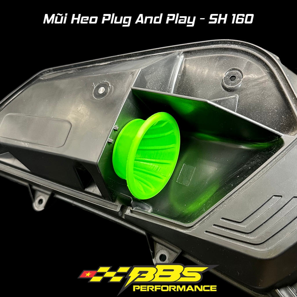 Mũi heo độ Plug And Play cho Sh125/160 4val 2020-2025 (Ngẫu Nhiên Màu)