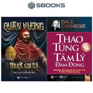 Sách Combo 2 Cuốn: Quân Vương Thuật Cai Trị + Thao Túng Tâm Lý Đám Đông - Combo Phát Triển Tư Duy Quản Trị - Sbooks