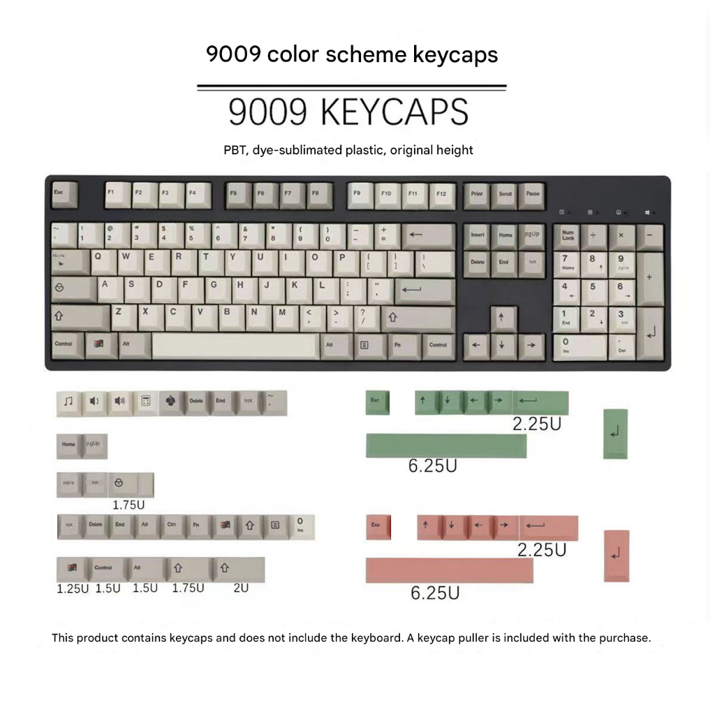 Keycap GMK 9009 PBT Cho Bàn Phím Cơ - Profile Cherry - Đóng hộp và khay ...