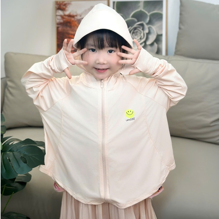 (Tặng Kính) Áo Chống Nắng Su Lạnh Cho Bé UPF50+ ,Phù hợp Cho Cả Bé Trai và Bé Gái