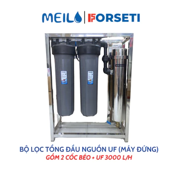 Bộ Lọc Tổng Đầu Nguồn Công Suất Lớn Với Màng Siêu lọc UF 3000L/H Lọc Nước Đầu Nguồn, Lọc Nước Sinh Hoạt