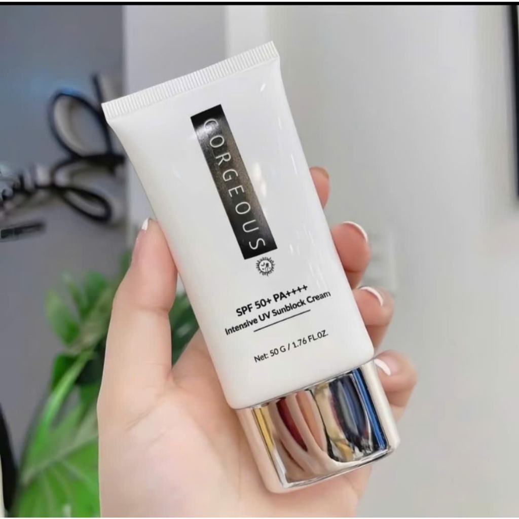 Mua 2 tuýp tặng 2 MN - Kem chống nắng GOREOUS chống nắng nâng tone kiềm dầu kháng nước chống mồ hôi