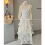 TRIANGLE - Princess Skirt (Sale giá gốc cắt mẫu, hàng mới, không hoàn)- Chân váy bồng xòe nhiều tầng vát chéo style Hàn