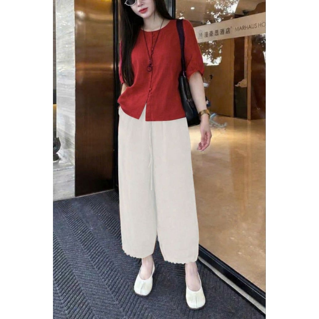 Set bộ đũi nữ, tay lở quần dài, đủ size 46-73kg
