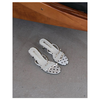 Giày cao gót Polka Dot Bow Heels 5cm (fullbox)