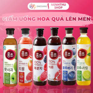 Nước Uống Hoa Quả Lên Men Hongcho O'FOOD 500ml/900ml (Vị Lựu, Mâm Xôi, Việt Quất, Bưởi, Chanh)