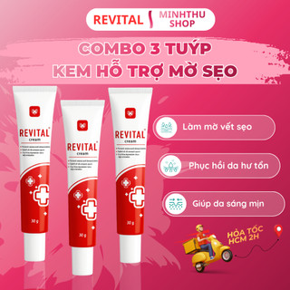Combo 3 Tuýp Kem Dưỡng Revital 30g - Giải Pháp An Toàn Cho Da Sẹo, Thâm, Rạn