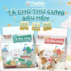 tã vệ sinh Tushie Treats tã thú cưng,phù hợp với mọi kích cỡ, thoáng khí giúp bạn luôn khô ráo, mềm mại và thấm hút tốt