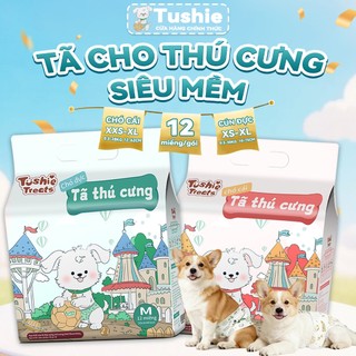 tã vệ sinh Tushie Treats tã thú cưng,phù hợp với mọi kích cỡ, thoáng khí giúp bạn luôn khô ráo, mềm mại và thấm hút tốt