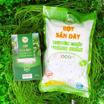 BỘT SẮN DÂY THÀNH NHÀN - Ocop 4 sao, 100% Sắn dây tự nhiên,an toàn, sạch sẽ không chất bảo quản