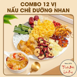 Combo 12 vị nấu chè dưỡng nhan 750g, set mix dưỡng nhan, giải nhiệt, đẹp da, tốt cho sức khỏe