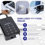 Ổ Khóa Vân Tay CONVETEK CV-S450 Màn Hình Cảm Ứng | 5 Cách Mở | Chống Nước | Hợp Kim Kẽm Cao Cấp — ảnh 6