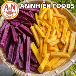Khoai lang cọng mix 2 vị (tím+vàng) [Có hồ sơ công bố- hóa đơn VAT]