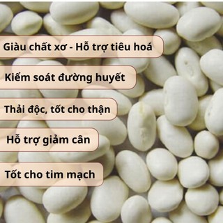 Đậu Tây Trắng Hữu Cơ Hồn Quảng [NON-GMO] – Đậu Thận Trắng - Bở Bùi, Dễ Nấu Bò Kho, Sữa Hạt