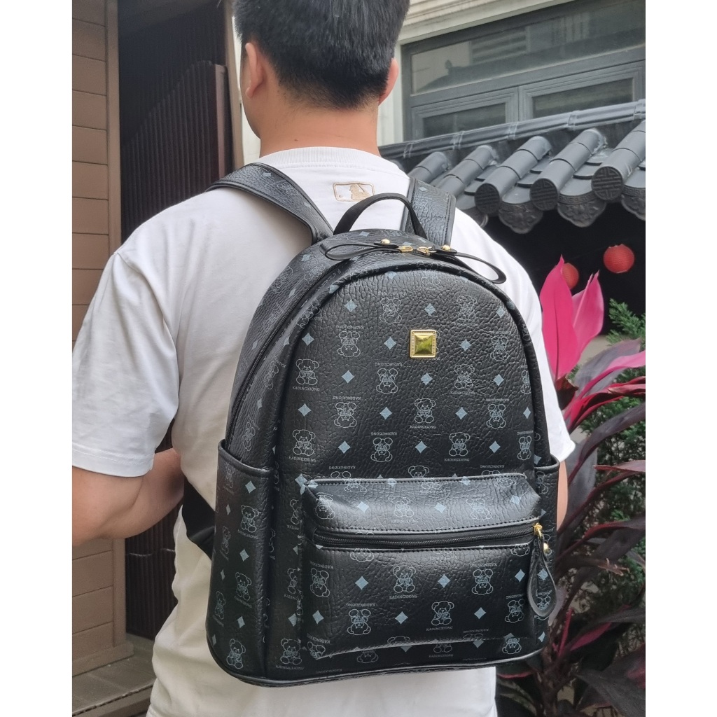 Balo Cao Cấp QC Gấu ZuZang Da PU Size 38 Và 28 Màu Đen Thời Trang Đi Học Đi Làm Bền Đẹp