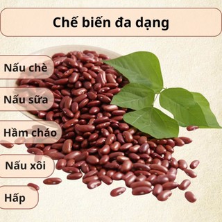 [500Gr] Đậu Thận Đỏ Hữu Cơ Hồn Quảng (NON-GMO) - Đậu To Chắc, Bở Bùi Nấu Chè, Làm Salad, Món Hầm (Hạt Sống)