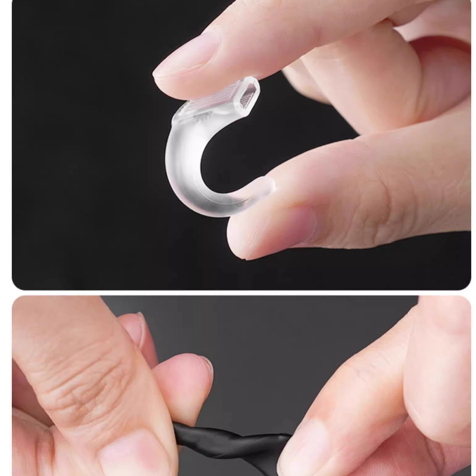 Móc cài kính chống rơi, chống tuột, đệm silicone êm tai vận động thể thao không lo rơi