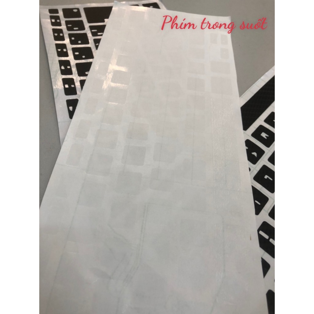 Decal Nút Phím Laptop Trong Suốt PPF– Chống Mòn, Chống Xước Cho Dell Lenovo HP MacBook, Mọi Dòng Laptop.