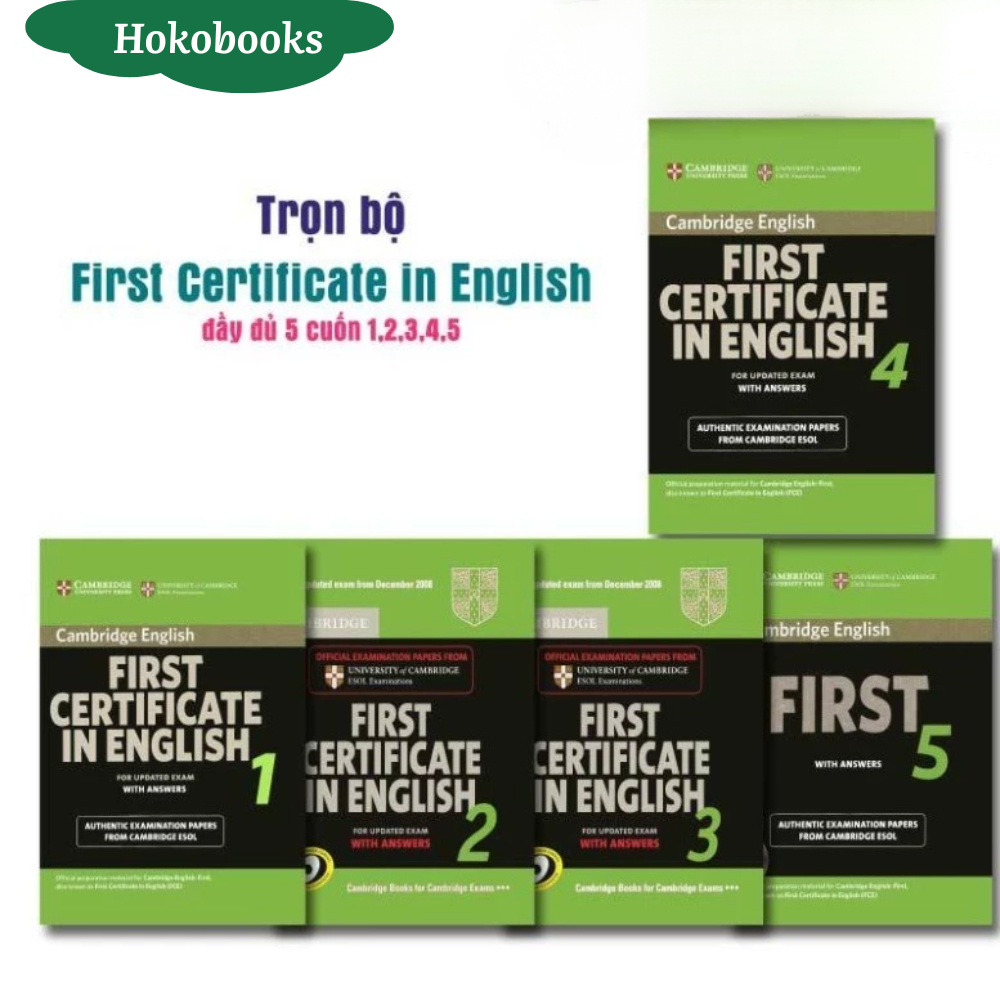 Sách - First Certificate in English (FCE) 1,2,3,4 - kèm file nghe - Bản ...