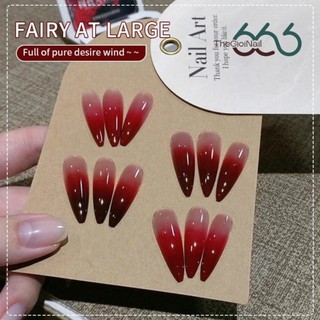 Set Gel Dặm Ombre Đỏ 4 Ô Tôn Da – Gel Tán Loang Đỏ Cherry, Đỏ Trầm Sang Trọng Nail Đẹp Chuẩn Salon UV LED Thegioinail666