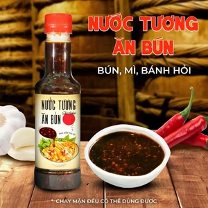 Nước Tương Pha Sẵn Tỏi Ớt Ăn Liền Shiitake 270g Ăn Bún Rất Ngon Nguyên Liệu Tươi Ngon Làng Chài Xưa
