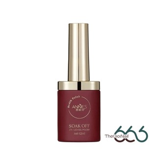 Sơn Gel Đỏ ANNIES Soak Off – Gel Sơn Móng Màu Đỏ Sữa, Đỏ Thạch Bóng Mịn Siêu Tôn Da, Siêu Mướt | TheGioiNail666