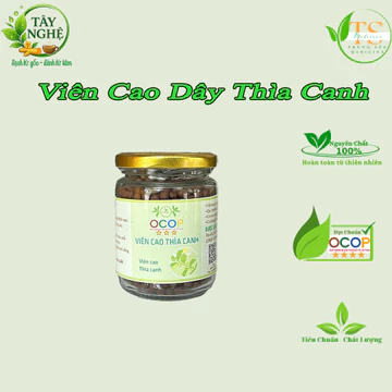 Cao Viên Hoàn Dây Thìa Canh Trung Sửu hạ đường huyết, ngăn biến chứng tiểu đường, hạ huyết áp, giảm mỡ máu ( Lọ 200GR)