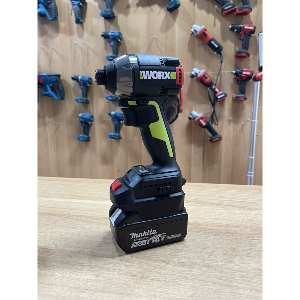 Đế chuyển đổi cho máy WORX sang dùng pin makita pin phổ thông