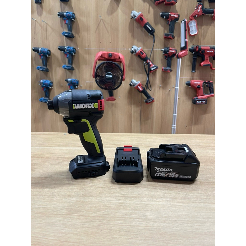 Đế chuyển đổi cho máy WORX sang dùng pin makita pin phổ thông