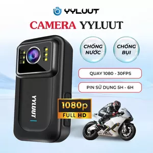 Camera hành trình YYLUUT L9 Full HD 1080P, camera xe máy ô tô, ghi hình ban đêm, góc rộng, chống rung, pin 8 tiếng