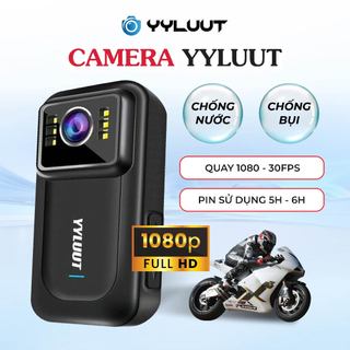 Camera hành trình YYLUUT L9 Full HD 1080P, camera xe máy ô tô, ghi hình ban đêm, góc rộng, chống rung, pin 8 tiếng