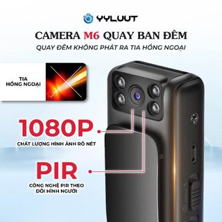 Camera mini M6 Full HD 1080P không dây, camera hành trình giám sát, quay đêm hồng ngoại, ghi âm 10 giờ