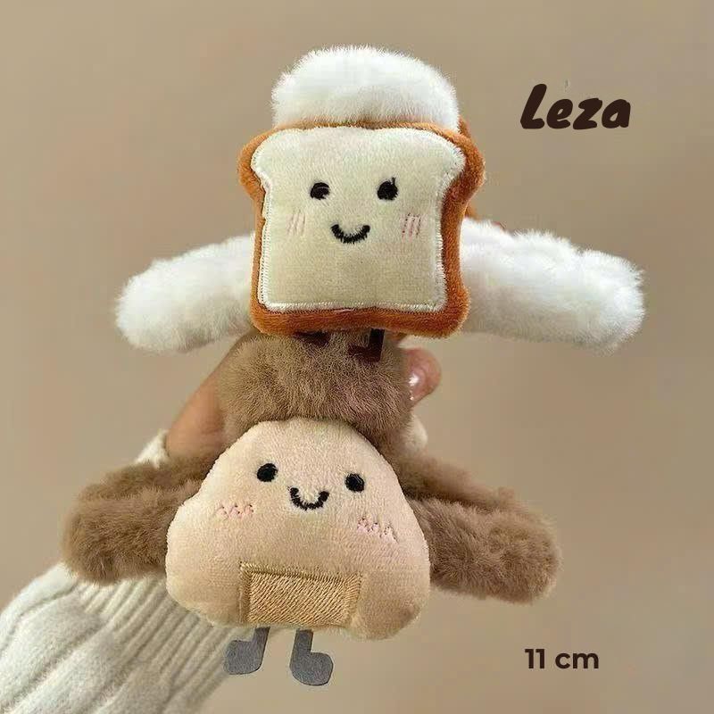 LEZA - Băng Đô/Kẹp tóc hoạt hình nhồi bông dễ thương cho nam và nữ. Sử dụng hàng ngày, rửa mặt, skincare